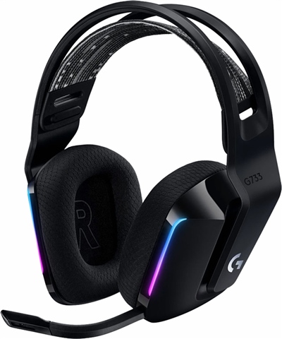 Logitech G733 Lightspeed Wireless RGB Gaming Headset - Black, B